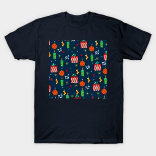 Christmas Candle and Gifts T-Shirt